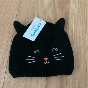 NWT Carter's Baby Knit Kitty Cat Hat Size 12-24 months